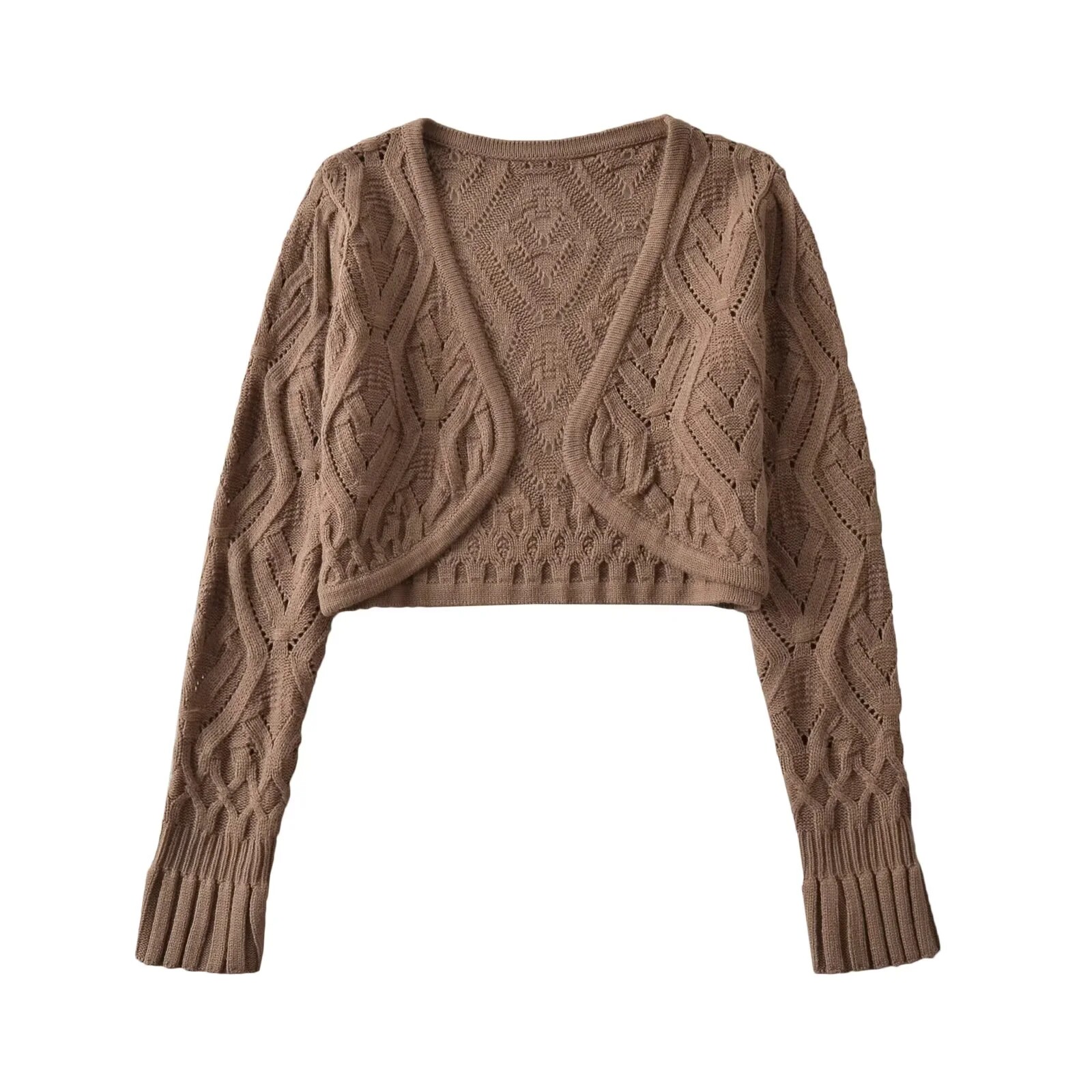 Vrouwen Zwart Halter Cropped C - Crop Cardigan Vintage recensie en prijs