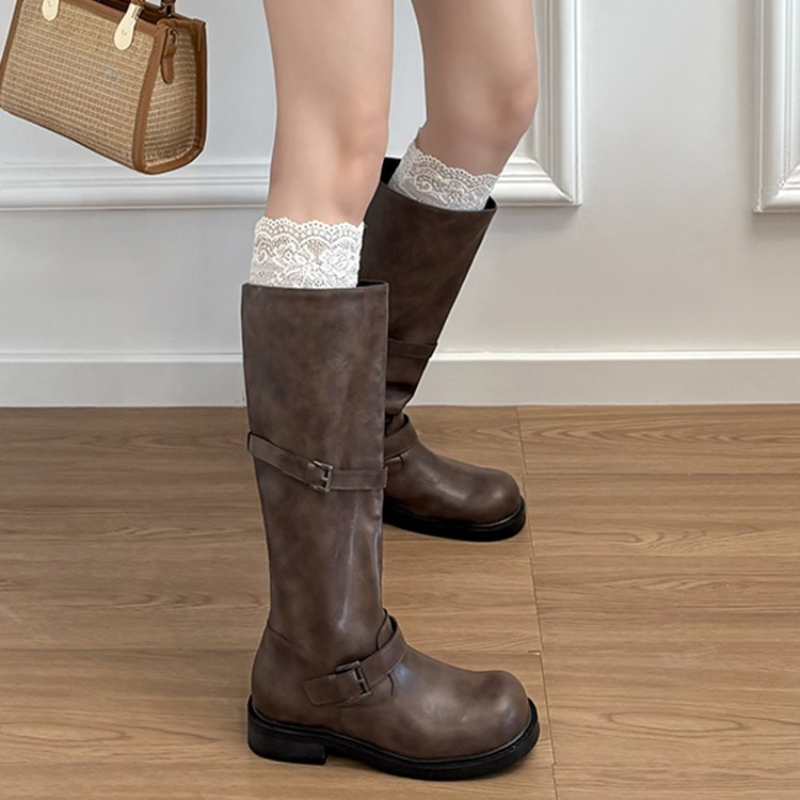 Vintage riemgesp dames kniehog - Vintage Fashion Boots recensie en prijs