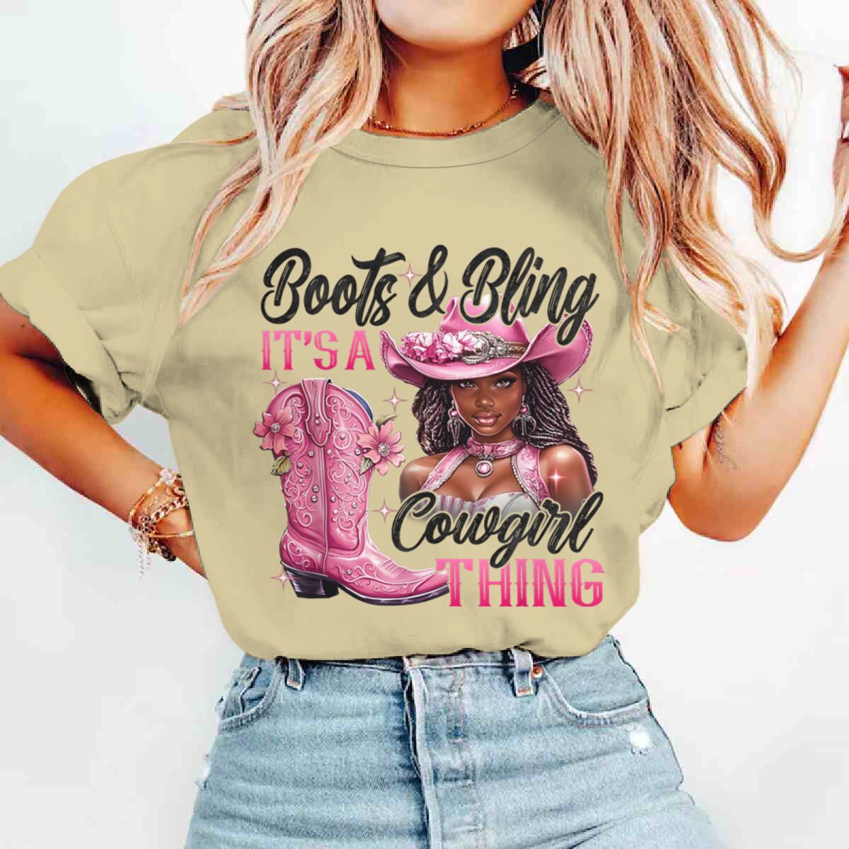 Retro Boots & Bling Its A Cowg - Tie Dye Shirt Vintage recensie en prijs
