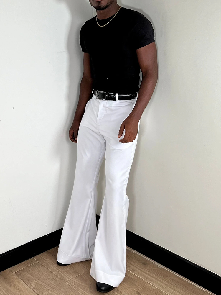 Stijlvolle Bell Bottom heren s - Wide Leg Trouser 70S recensie en prijs