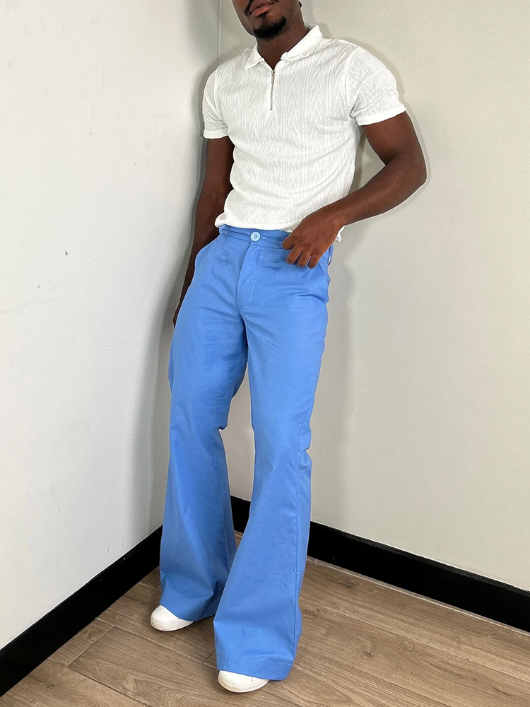 Stijlvolle Bell Bottom heren s - Wide Leg Trouser 70S recensie en prijs