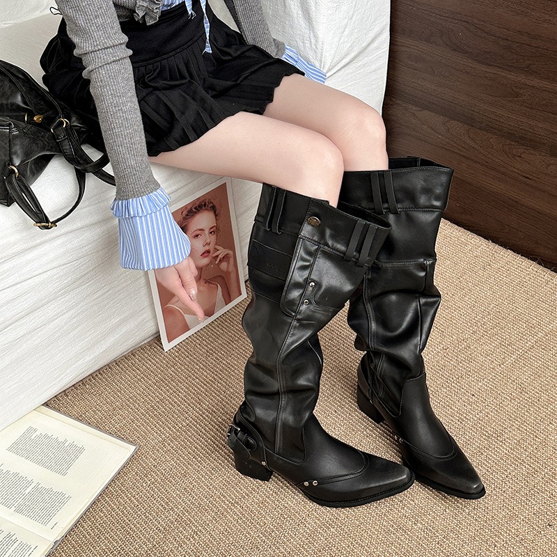 Dameslaarzen Vintage Dames Kni - Vintage Fashion Boots recensie en prijs