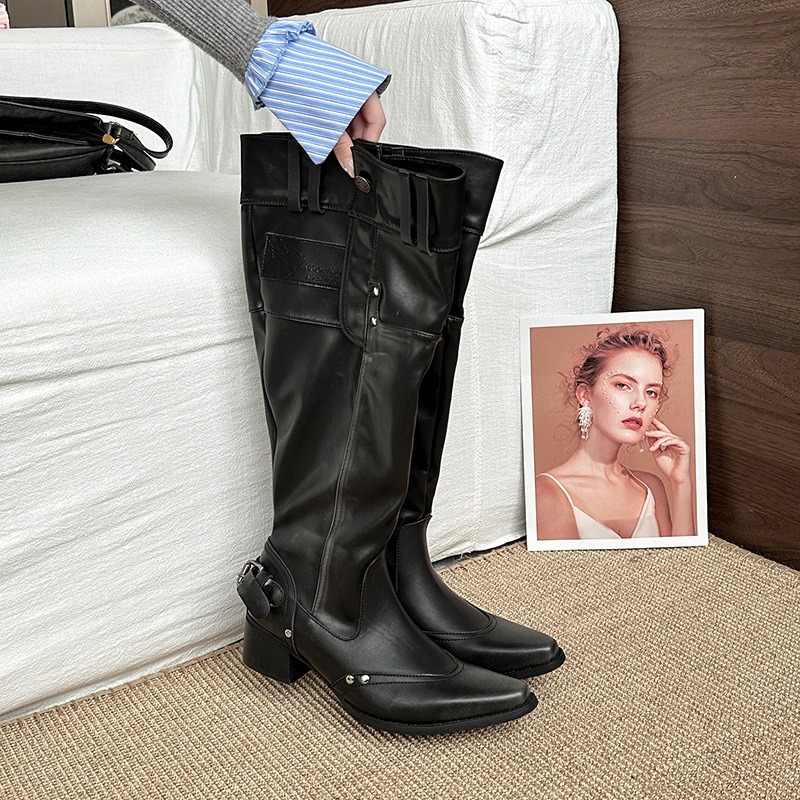 Dameslaarzen Vintage Dames Kni - Vintage Fashion Boots recensie en prijs