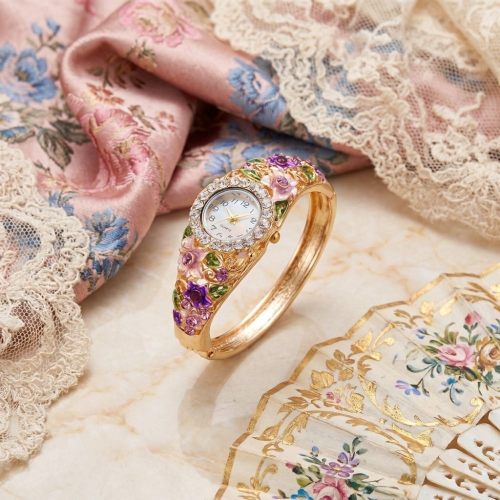 Rijk aan bloemen Vintage horlo - Vintage Fashion Week recensie en prijs