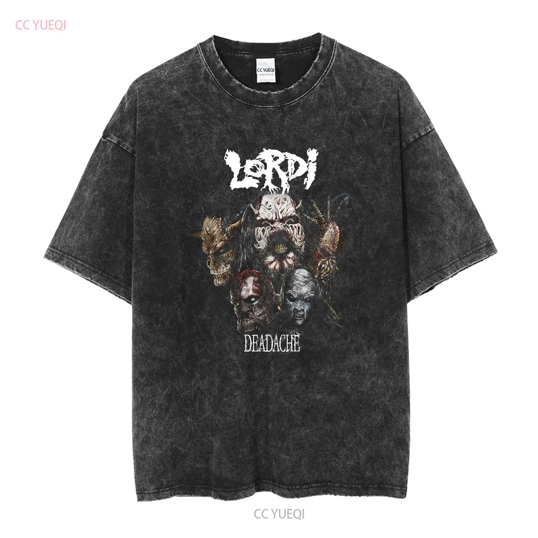 Lordi Deadache jaren '90 00s C - Band Tee Faded 90S recensie en prijs
