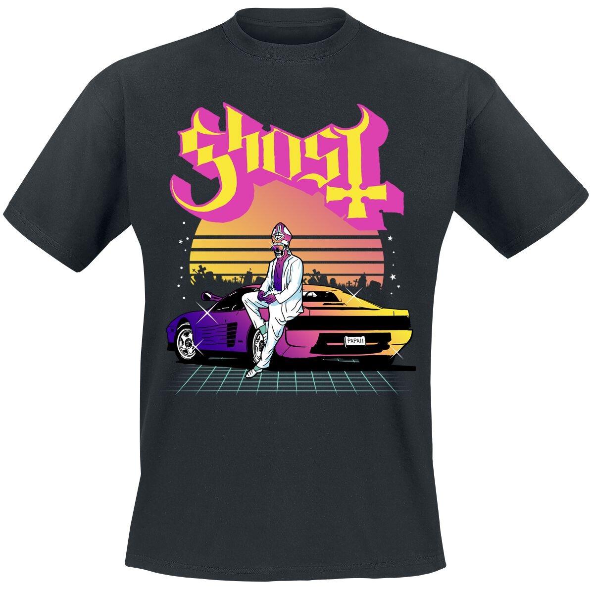 Ghost Vintage Band Logo Print  - Vintage Fashion Icons recensie en prijs