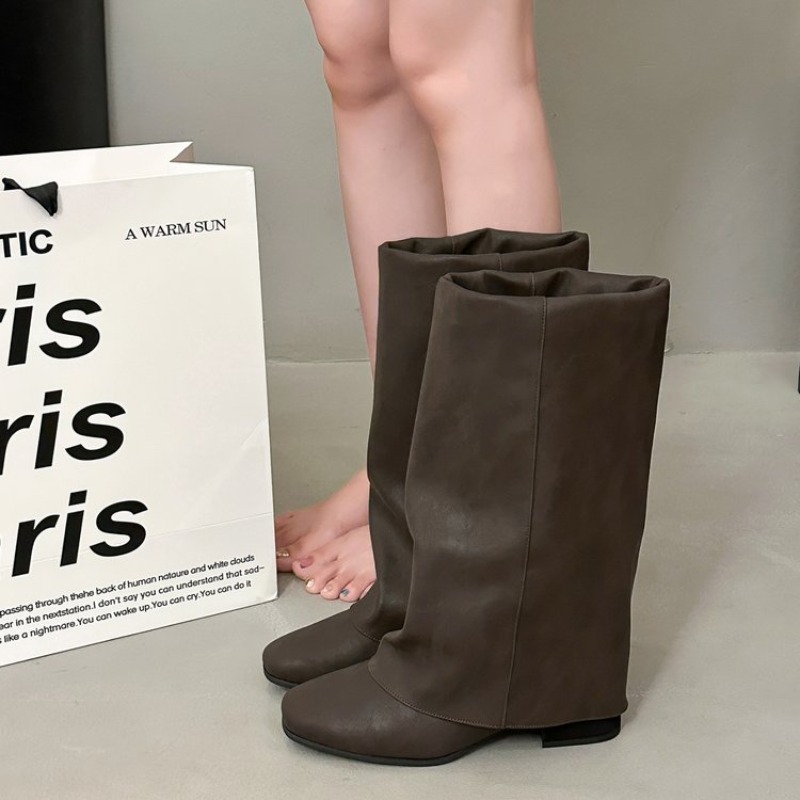 2026 Nieuwe Square Head Vintag - Vintage Fashion Boots recensie en prijs