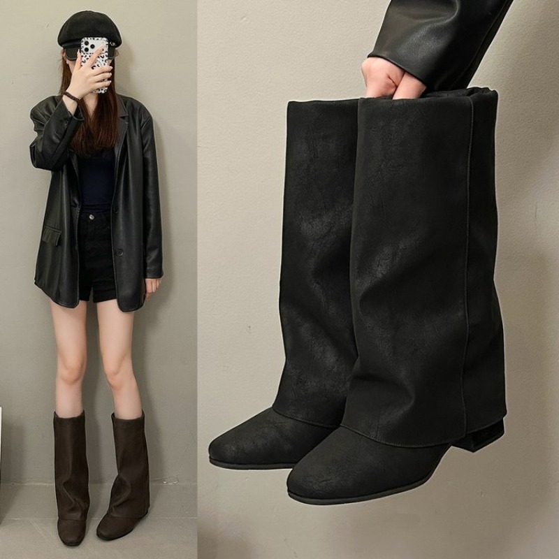 2026 Nieuwe Square Head Vintag - Vintage Fashion Boots recensie en prijs