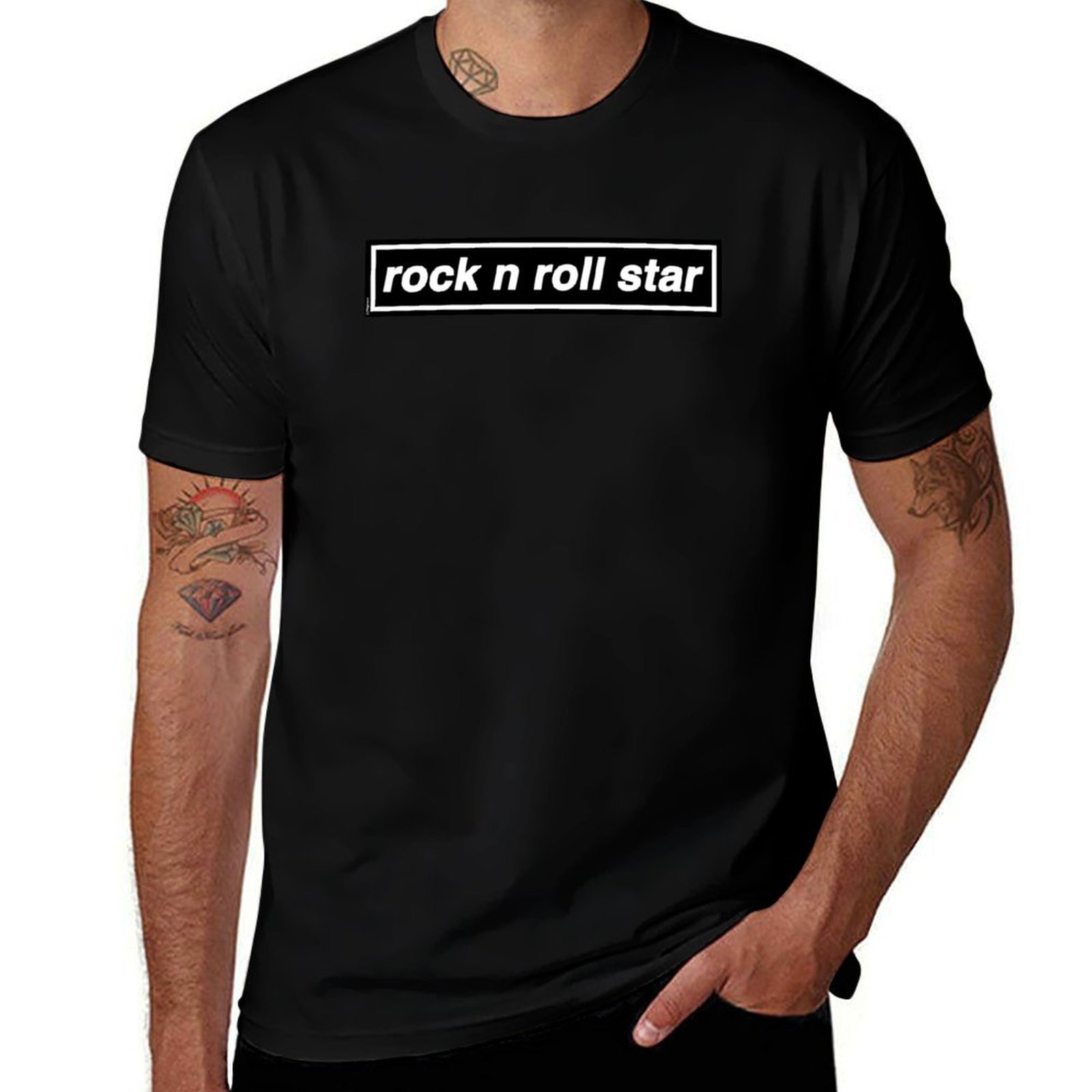Rock n Roll Star - OASIS Band  - Band Tee Faded 90S recensie en prijs