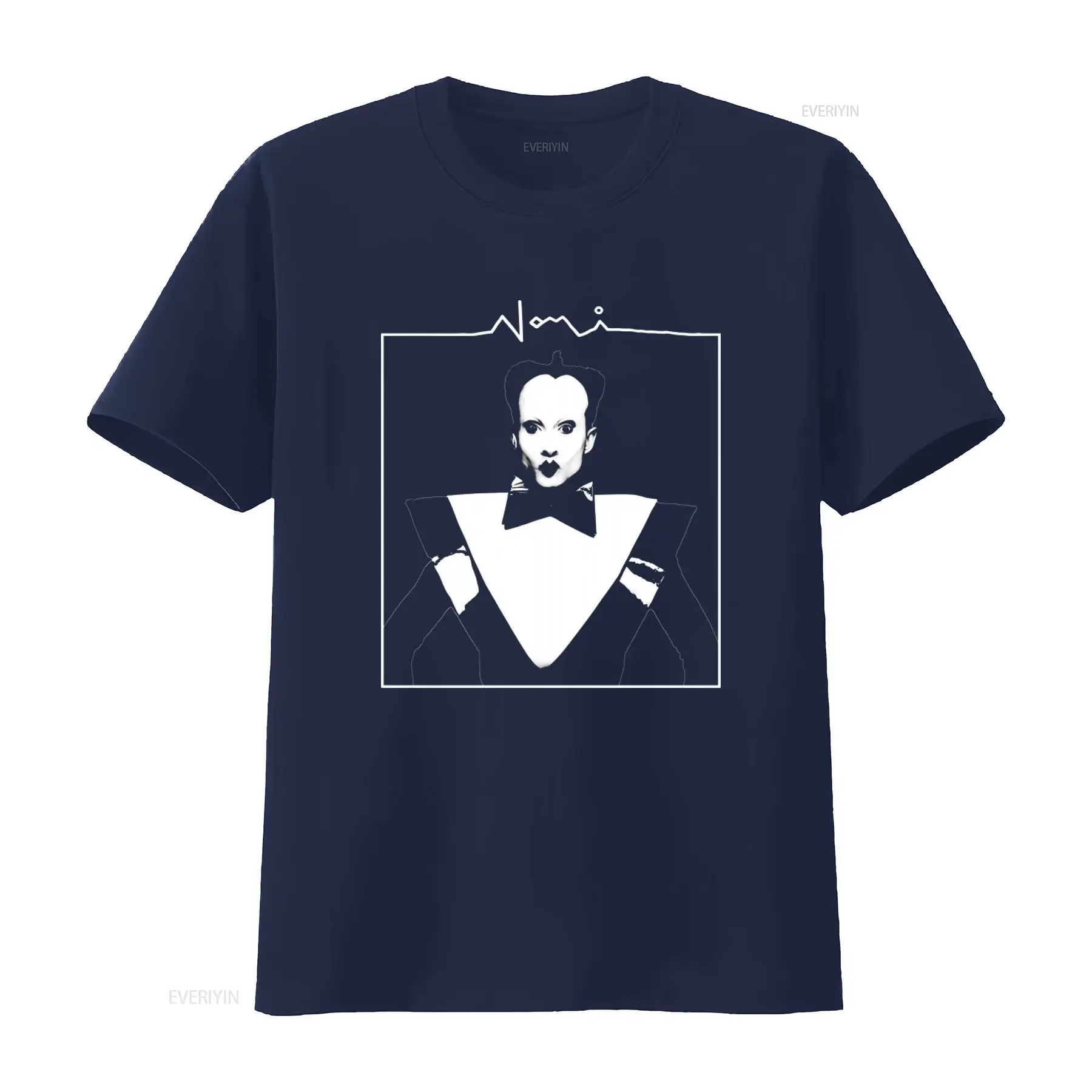 Klaus Nomi Face Print Heren T- - Vintage Fashion Looks recensie en prijs