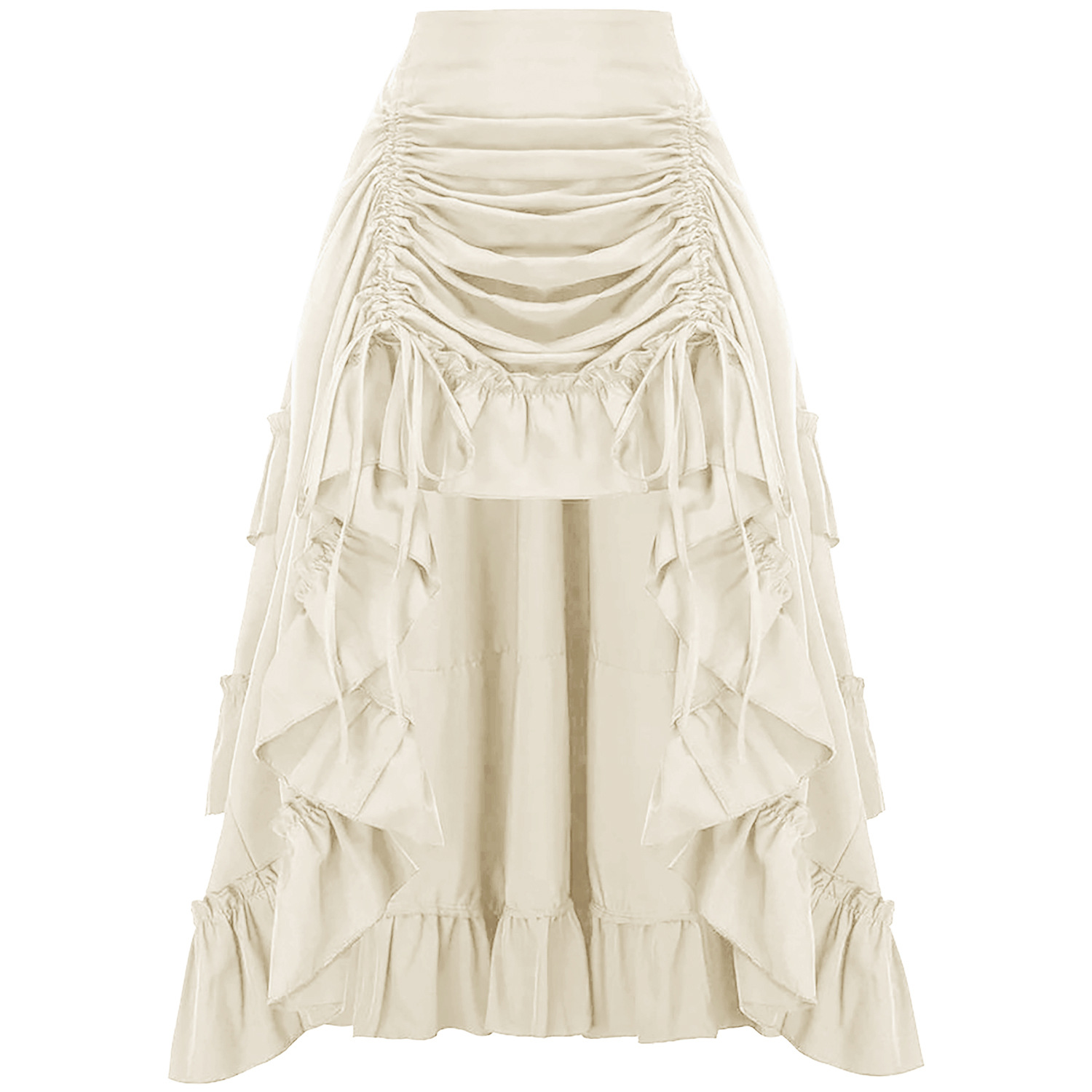 Gegolfde hoog getailleerde lan - Vintage Fashion Stores recensie en prijs