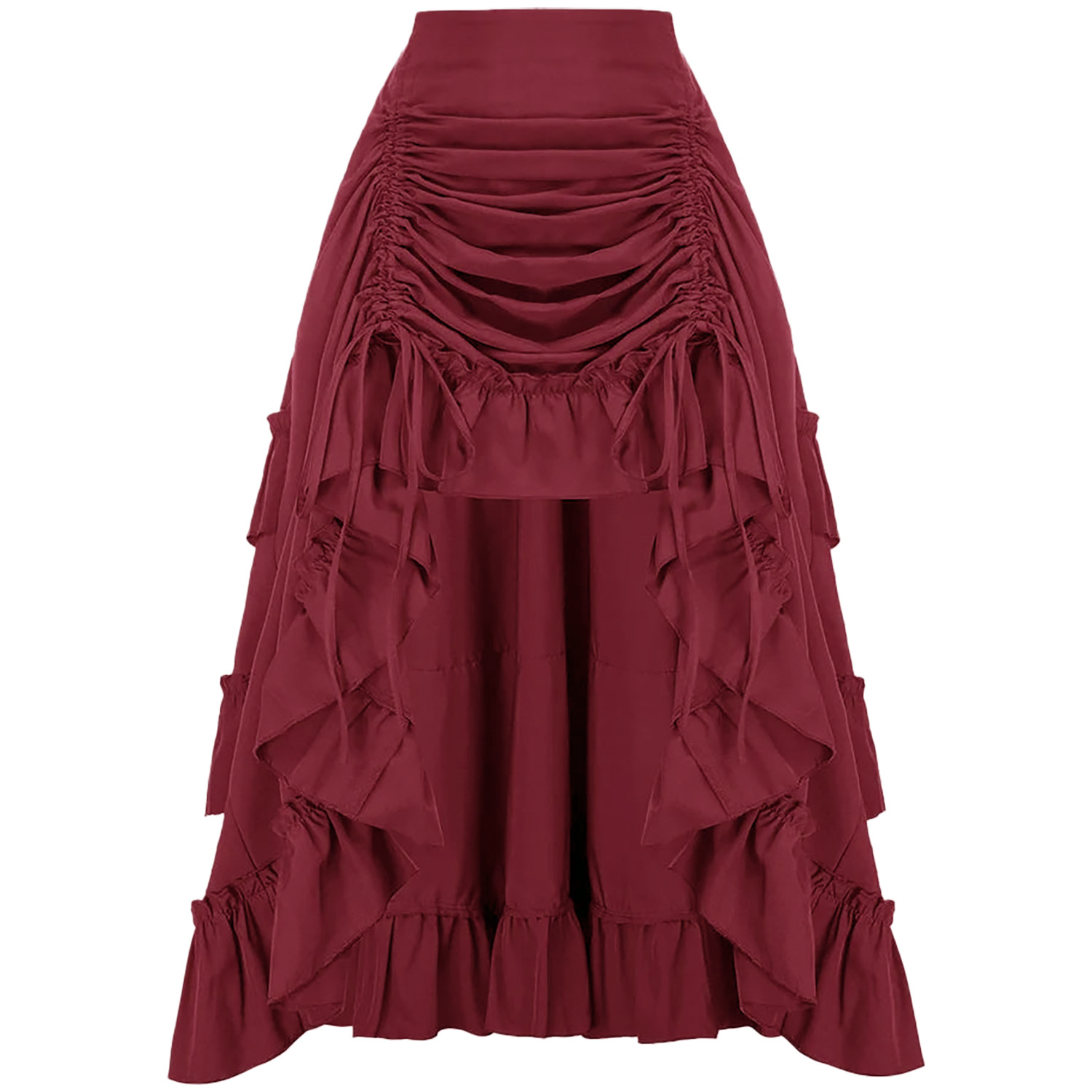 Gegolfde hoog getailleerde lan - Vintage Fashion Stores recensie en prijs