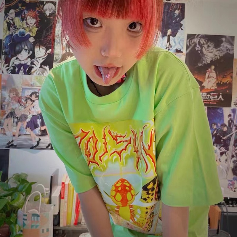 Karrcat Y2k Esthetiek T-shirt  - Tie Dye Shirt Vintage recensie en prijs