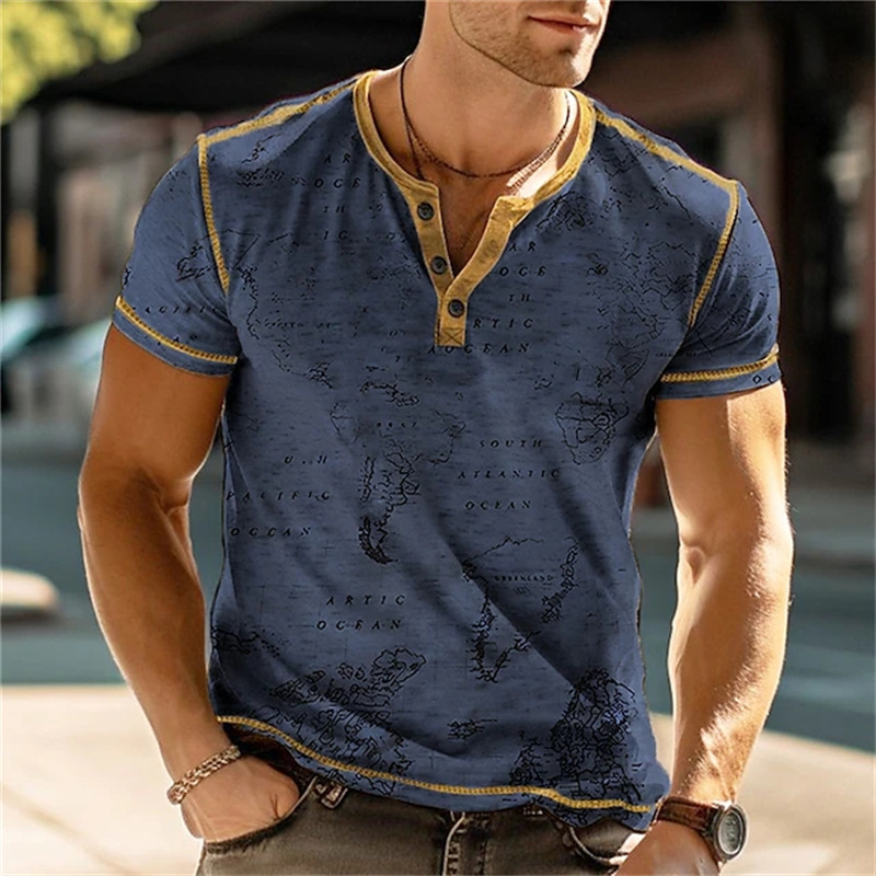 Herenshirts Henry, grappige 3D - Vintage Fashion For Men recensie en prijs
