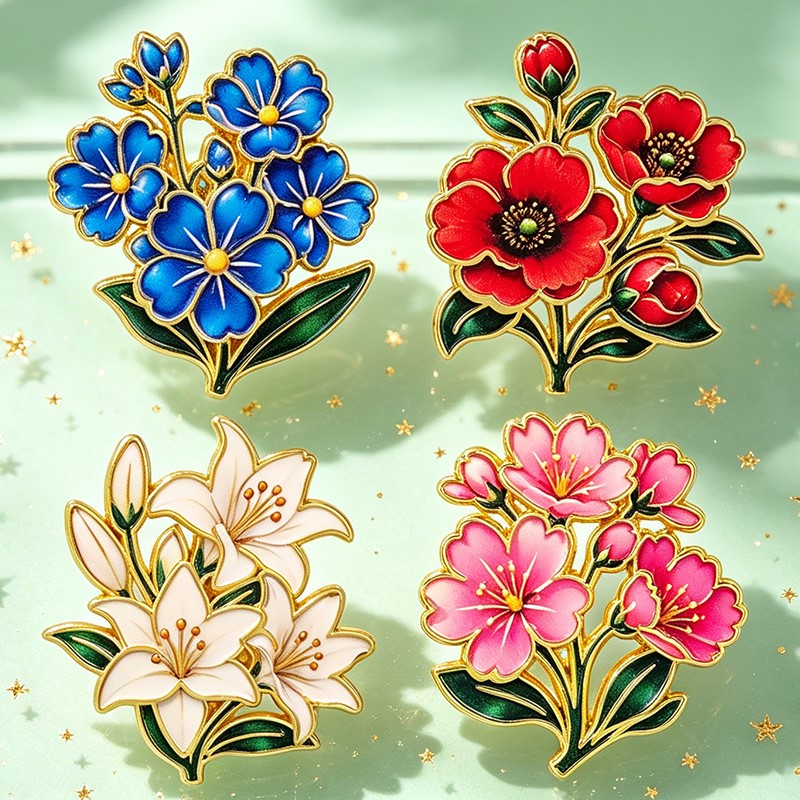 Leuke vintage kleurrijke bloem - Vintage Fashion Stores recensie en prijs