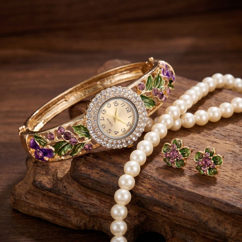 Rijk aan bloemen Vintage horlo - Vintage Fashion Week recensie en prijs
