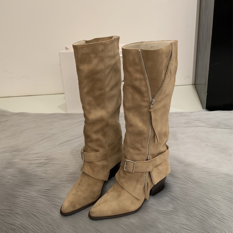 Dameslaarzen Vintage suède lee - Vintage Fashion Boots recensie en prijs