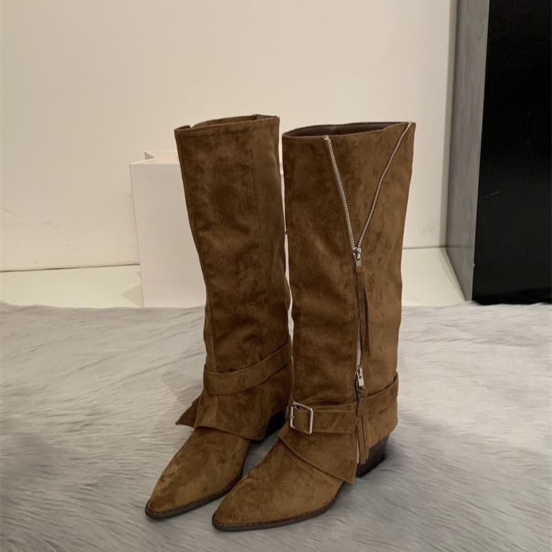 Dameslaarzen Vintage suède lee - Vintage Fashion Boots recensie en prijs