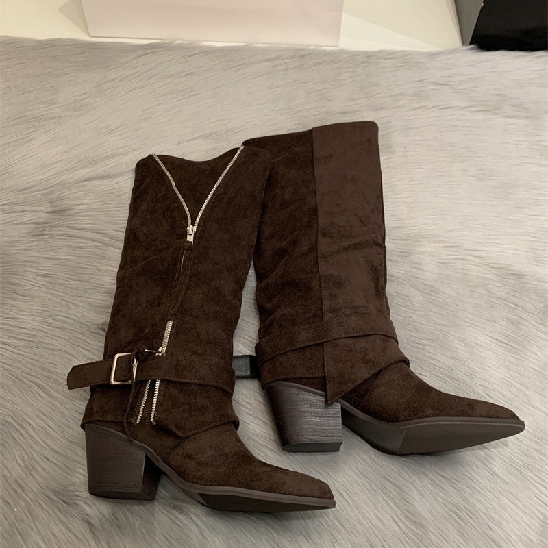 Dameslaarzen Vintage suède lee - Vintage Fashion Boots recensie en prijs