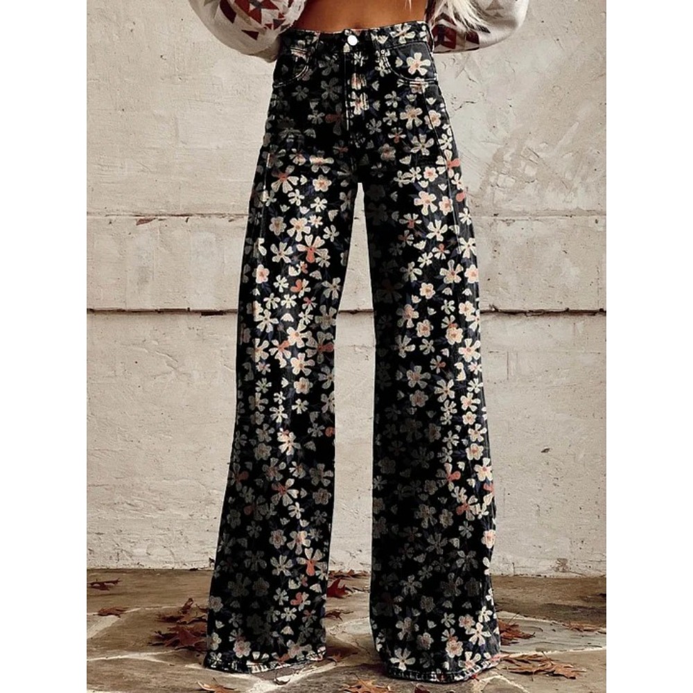 Dames schattige retro wave mad - Wide Leg Trouser 70S recensie en prijs