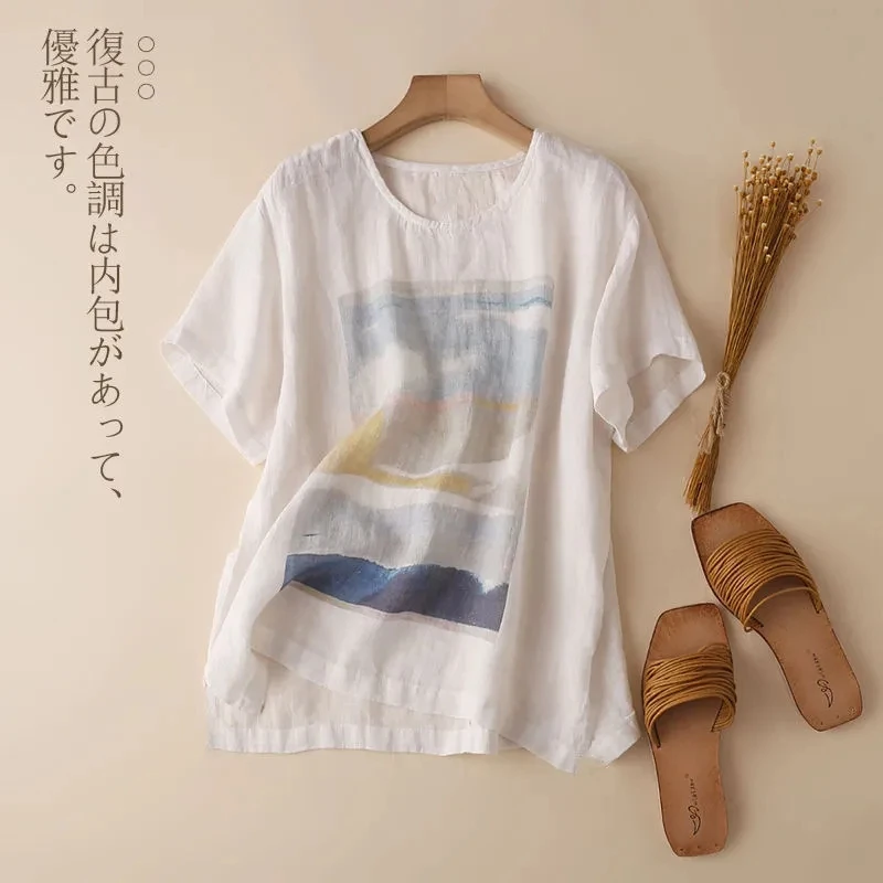 Witte Tie Dye Art Printing Kat - Tie Dye Shirt Vintage recensie en prijs