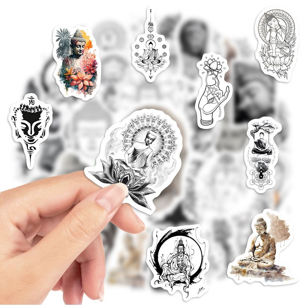 Boeddha esthetiek stickers yog - Vintage Fashion Magazines recensie en prijs